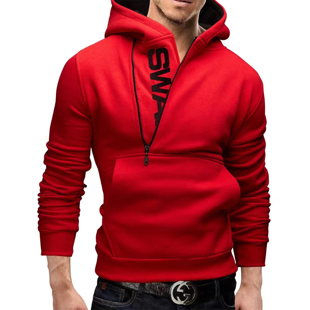 Mens Fashion Mullet - Pull décontracté en cachemire avec fermeture