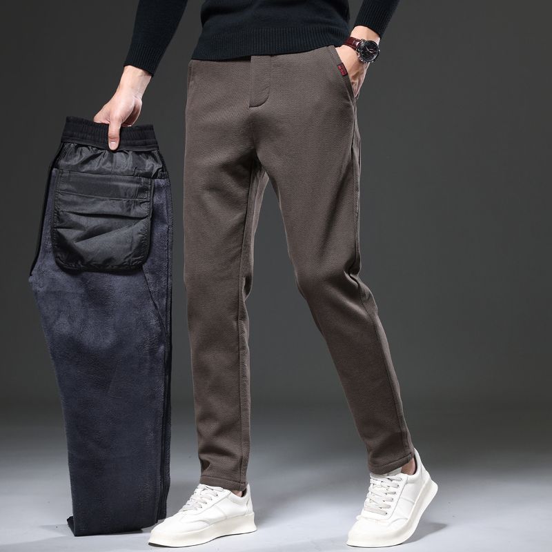Men'S Fashion Jeans And Boots - Pantalon en polaire chaud 2026 pour
