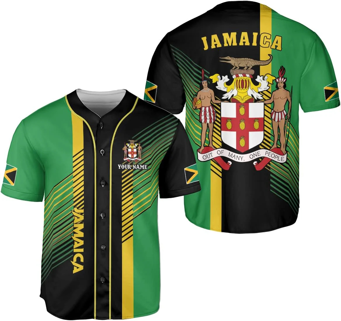 Mens Fashion Baseball Jersey - Chemise de baseball personnalisée avec motifs