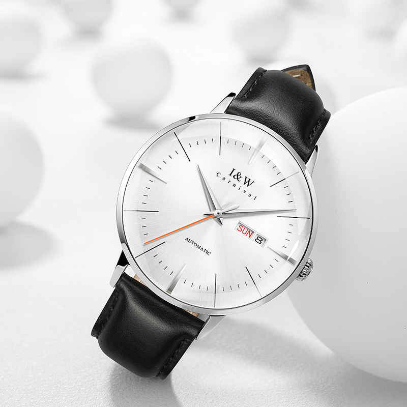 Men'S Fashion Week 2026 - Montre automatique ultra-fine originale Suisse I&W