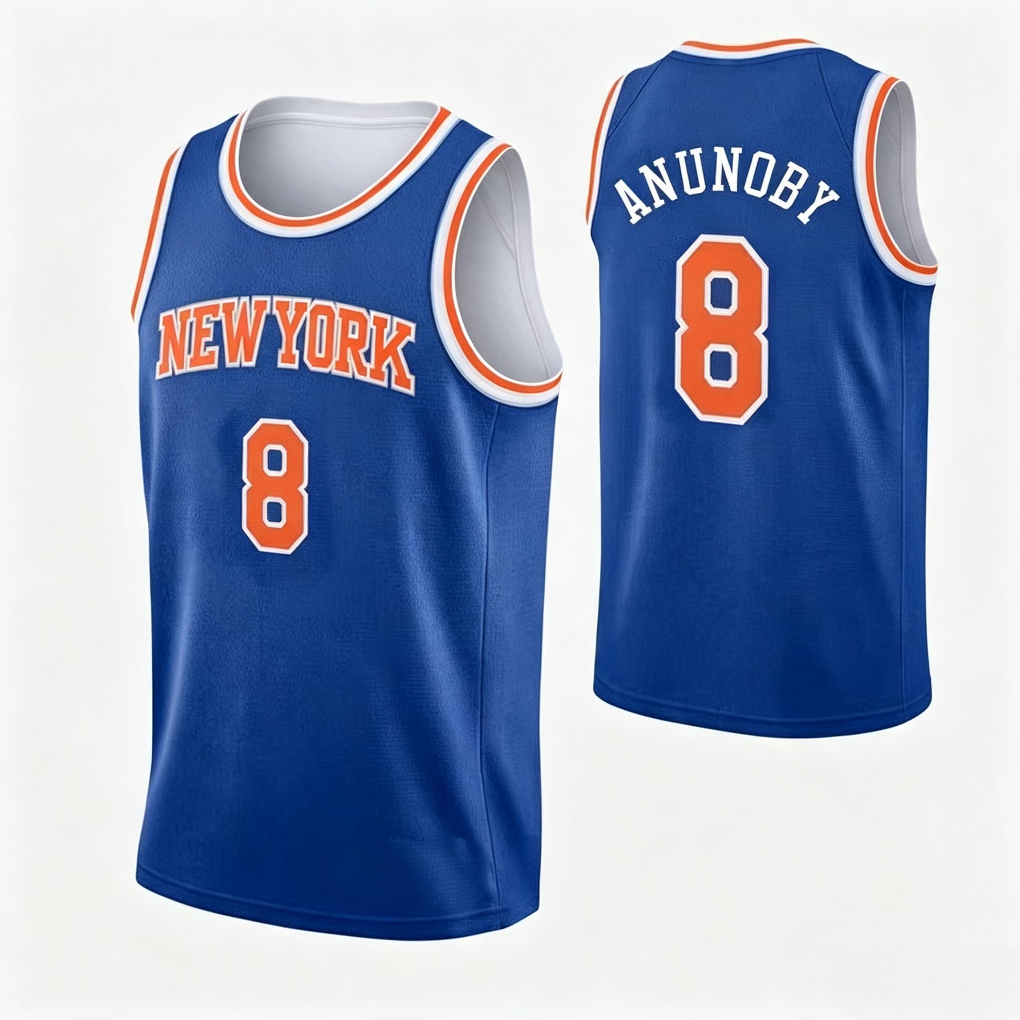 York Men'S Fashion - Hommes Anunoby # 8 Maillots de