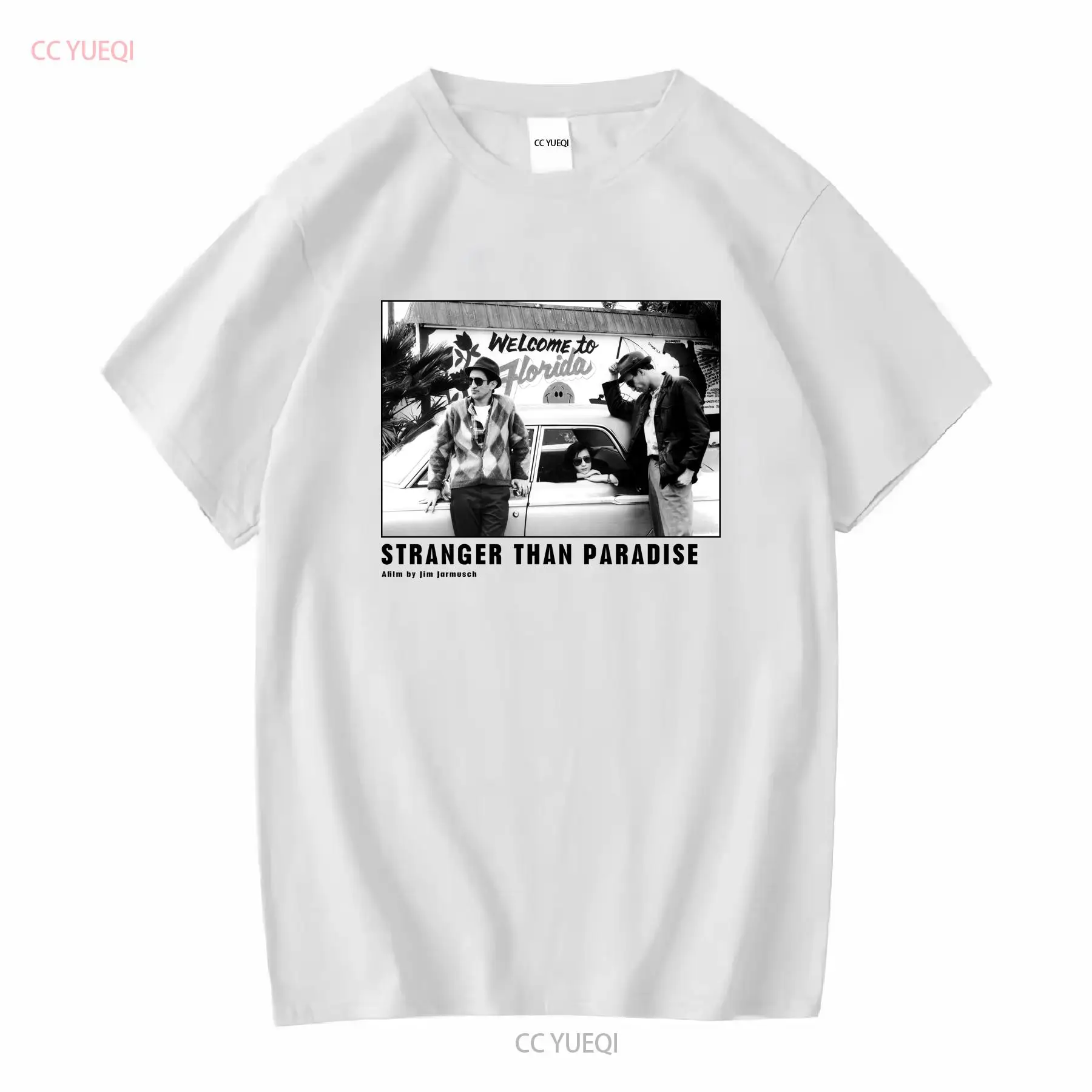 Mens Fashion In The 80S - Stranger que le paradis film t-shirt