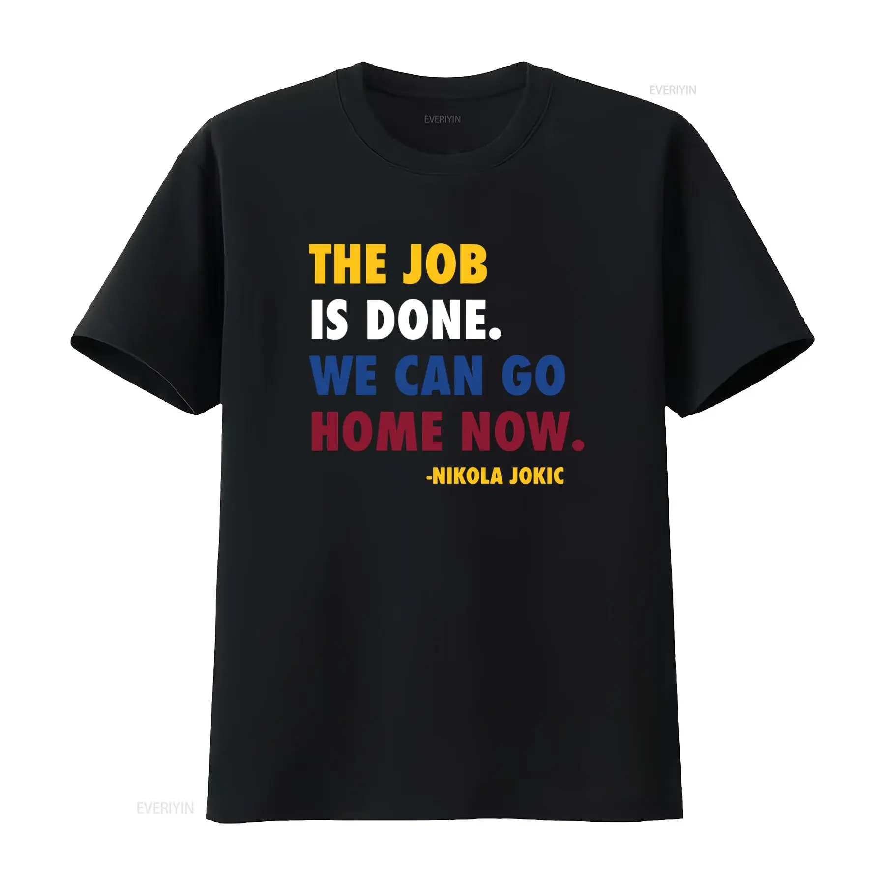 Men'S Fashion Now - T-shirt avec citation de Nikola Jokic