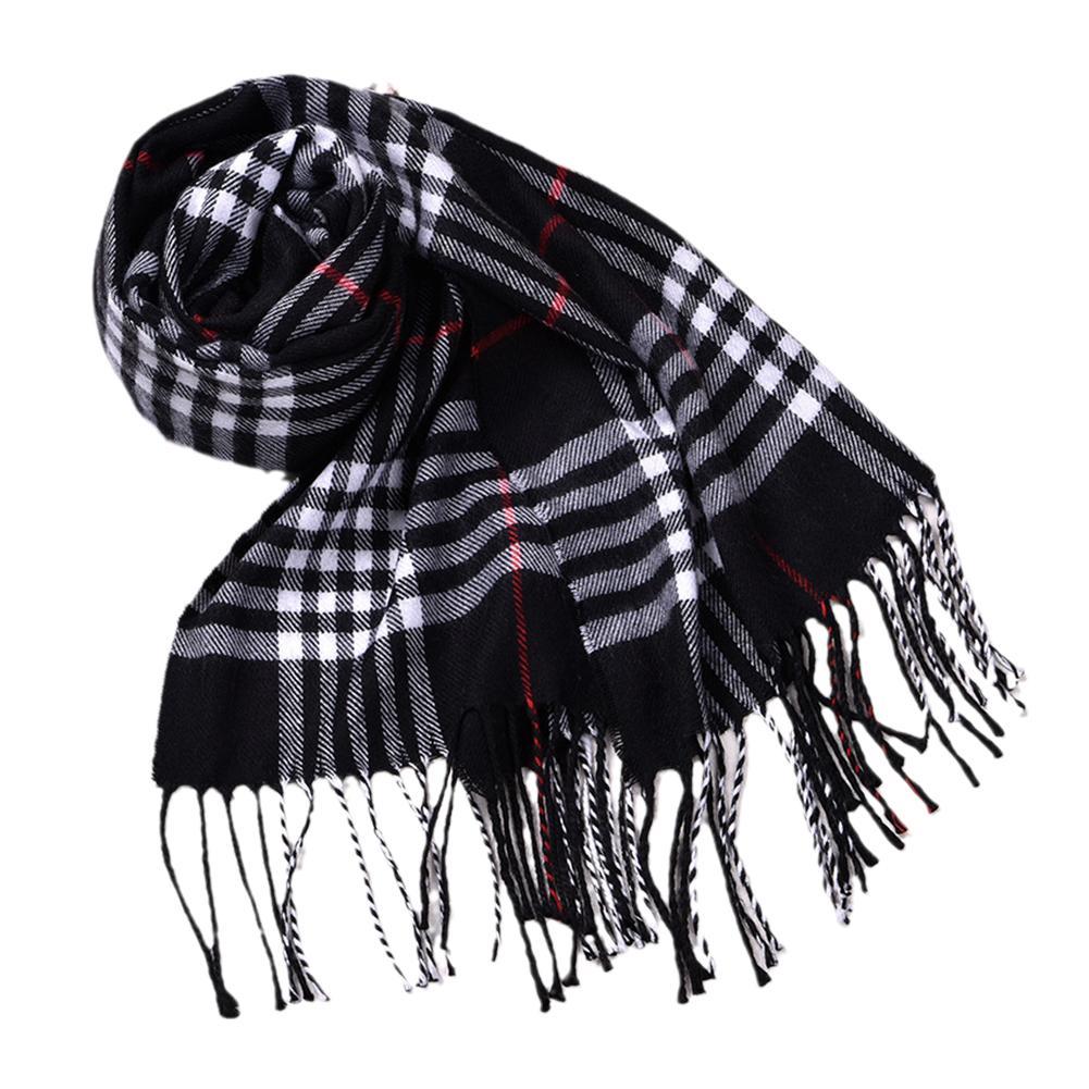Men Scarf Wool - Écharpes d'hiver de Style britannique, châles