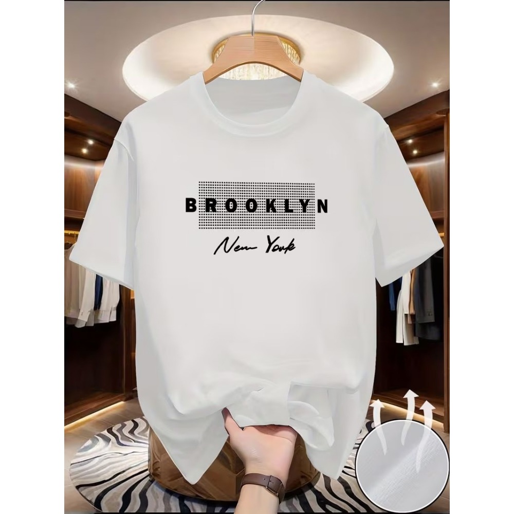 York Men'S Fashion - T-shirt à manches courtes et col