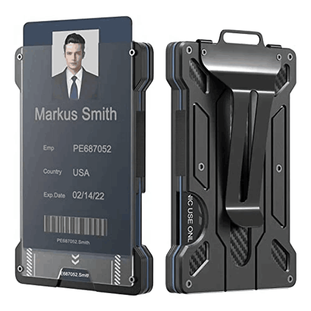 Men'S Fashion Visiting Card - Porte-carte de visite en métal Rfid