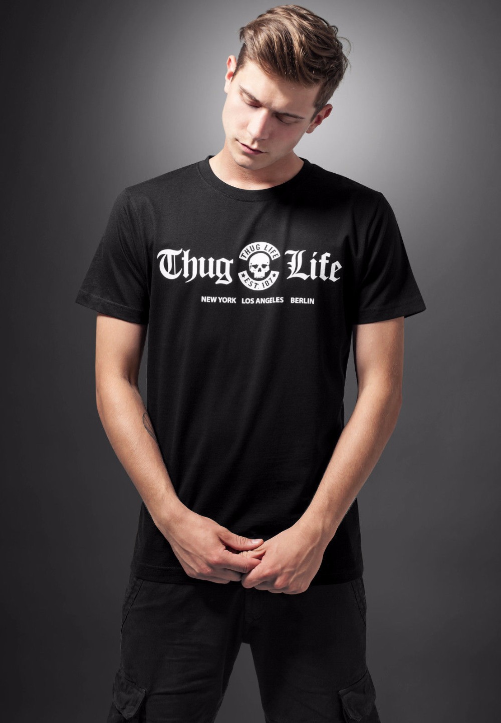 York Men'S Fashion - T-shirt manches courtes 2019 coton, 100%