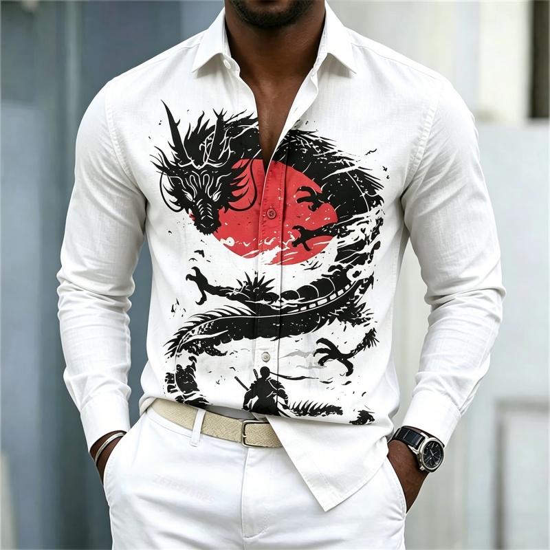 Mens Fashion Wear - Nouvelle Chemise Homme 2026 – Motif