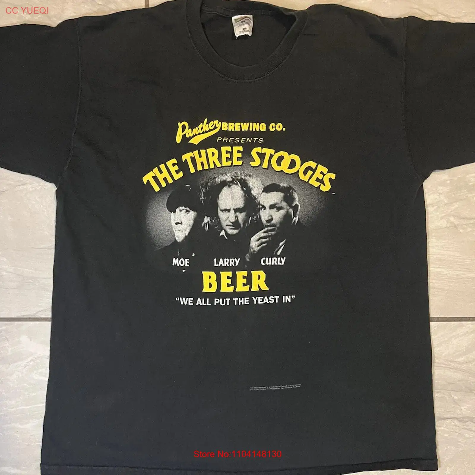 Xl Men'S Fashion - T-shirt vintage The Three Stooges Panther