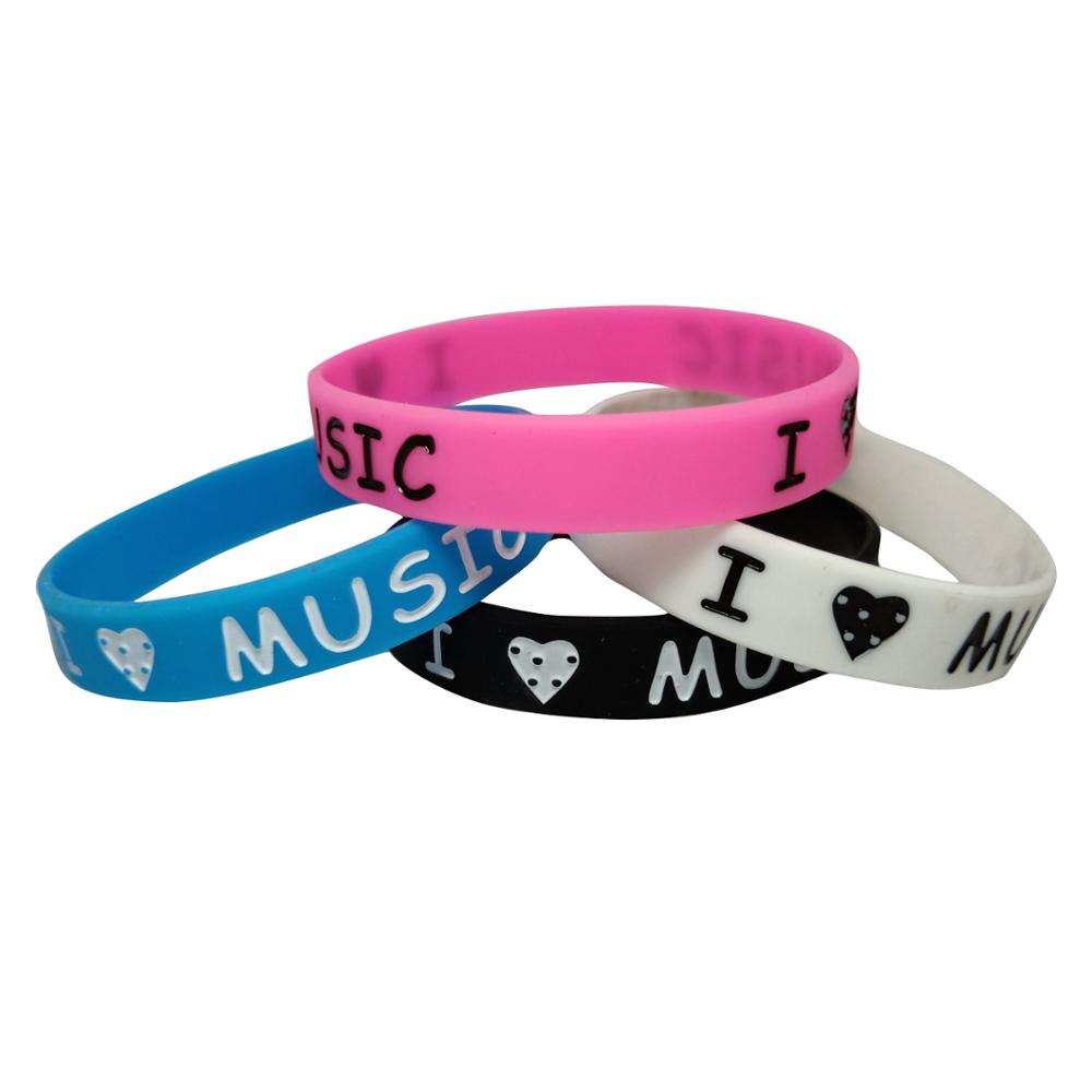 Men'S Fashion Now - Bracelet en silicone I Love Music