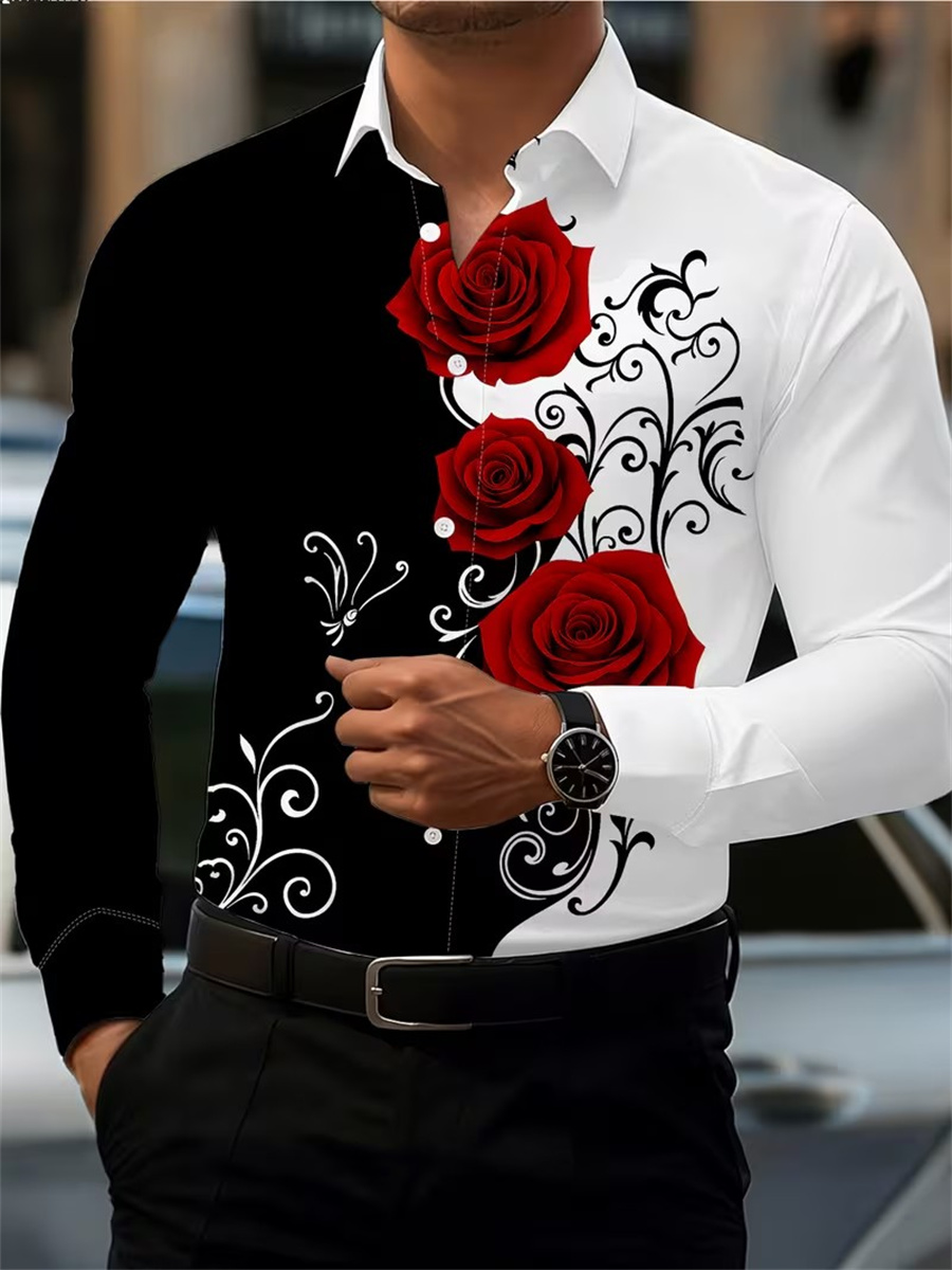 Mens Fashion Wear - Chemise à manches longues pour homme,