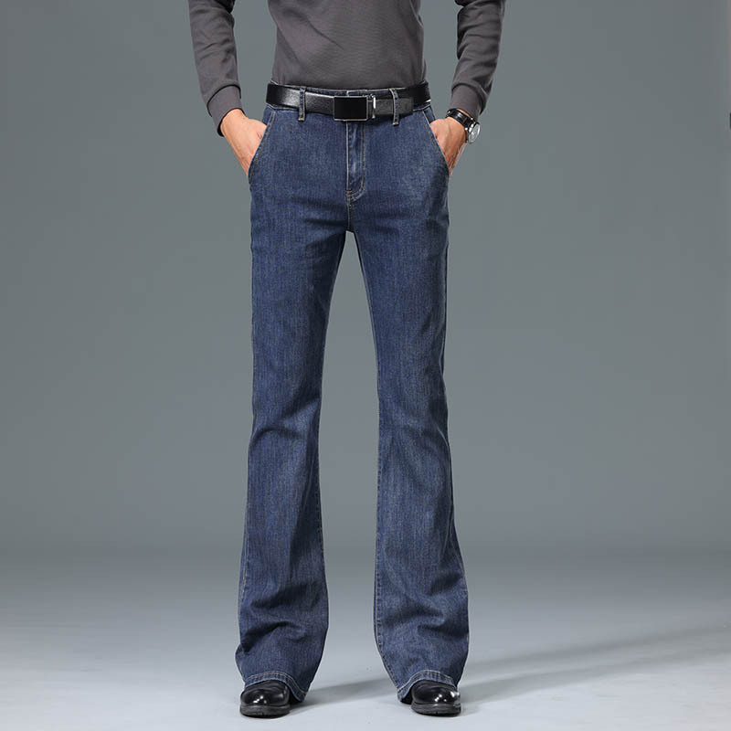 Men'S Fashion Jeans And Boots - Jeans en denim évasés pour homme,