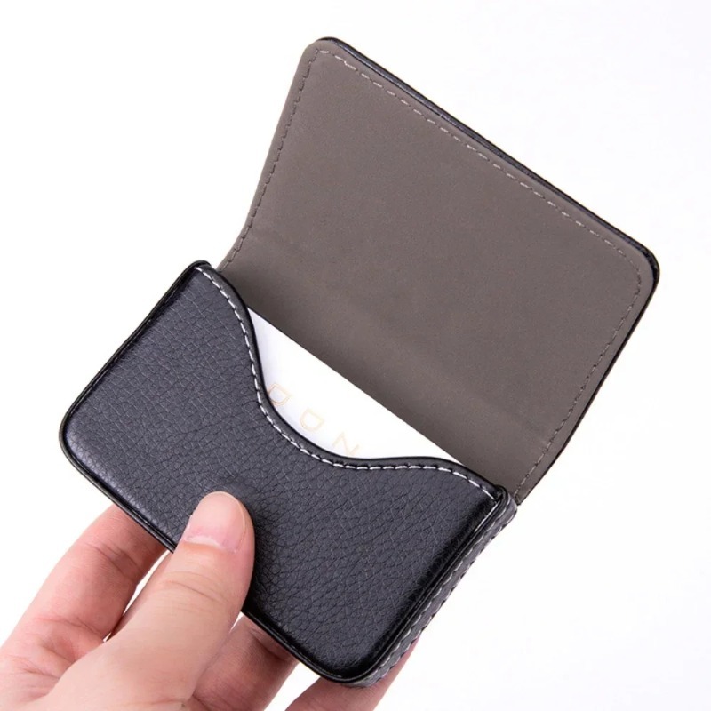 Porte-cartes de crédit en cuir - Men'S Fashion Visiting Card avis et prix