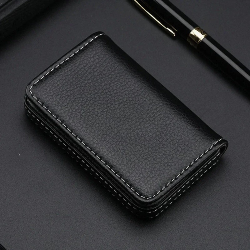 Porte-cartes de crédit en cuir - Men'S Fashion Visiting Card avis et prix