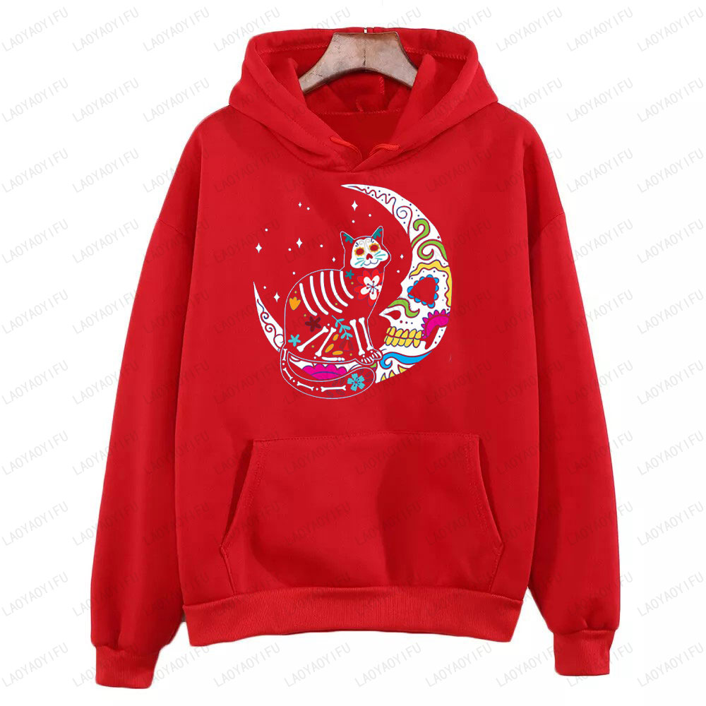 Sweat-shirt squelette chat et  - Men'S Fashion For 70 Year Old avis et prix