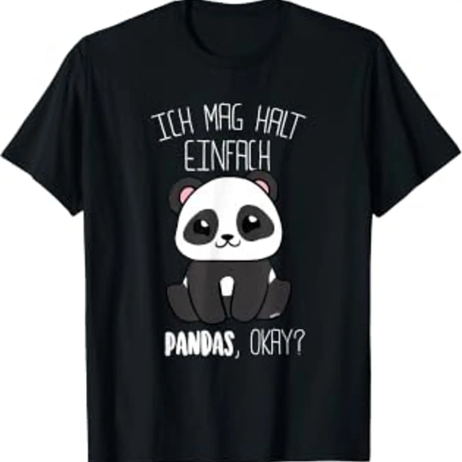 T-shirt Panda avec texte allem - Men'S Fashion Mag avis et prix