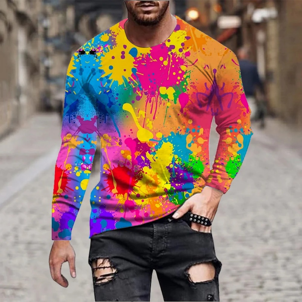 T-shirt à manches longues impr - Men'S Fashion Trends 2025 avis et prix