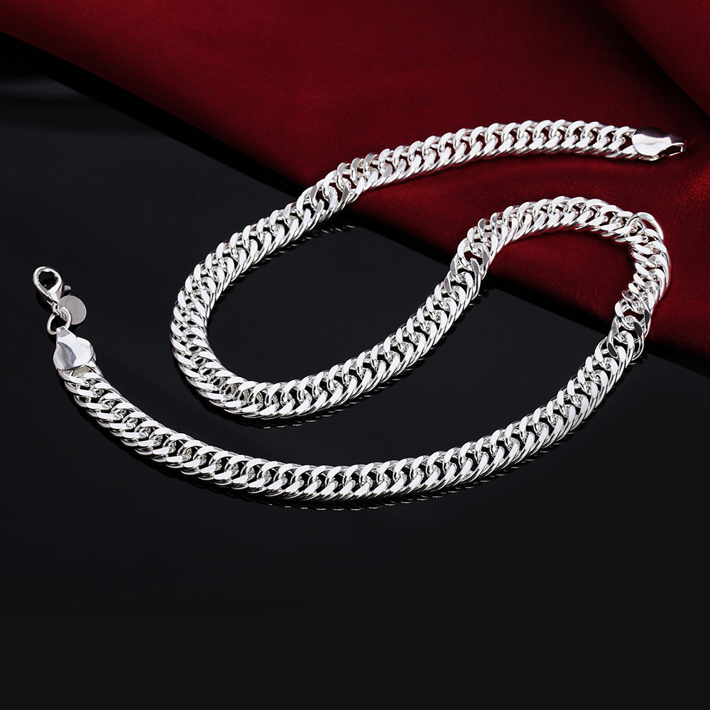 Collier chaîne latérale en arg - Xl Men'S Fashion avis et prix