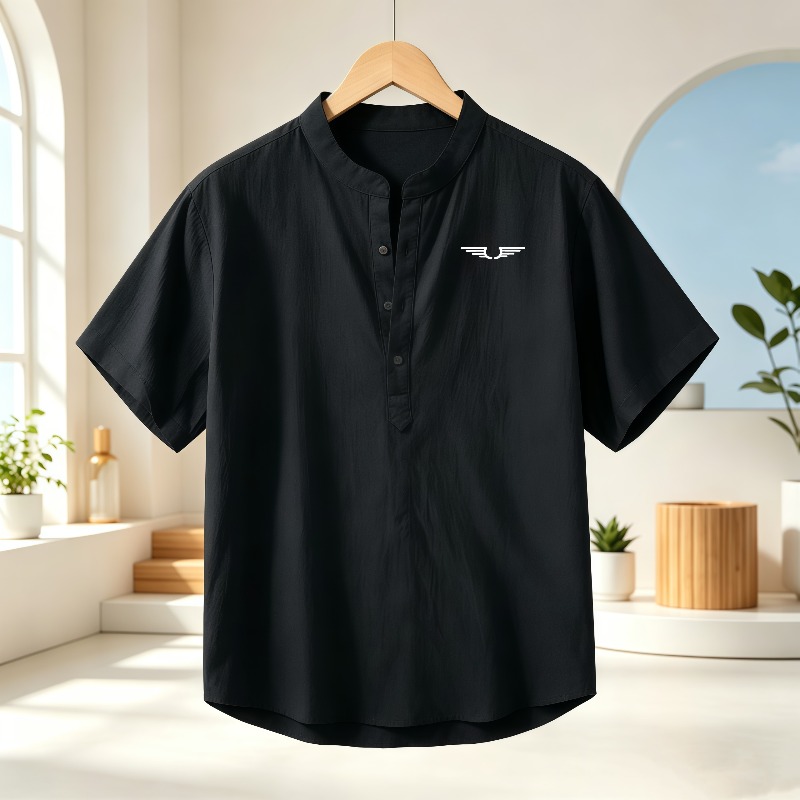 Chemise à manches courtes pour - Linen Shirt Summer avis et prix