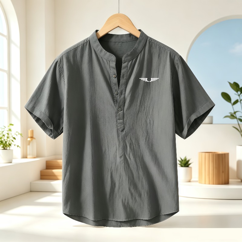 Chemise à manches courtes pour - Linen Shirt Summer avis et prix