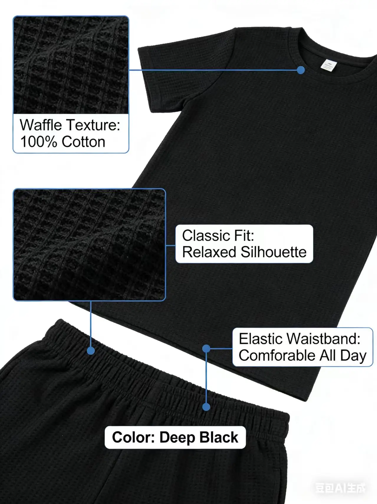 Ensemble t-shirt et short à ma - Mens Fashion Wear avis et prix