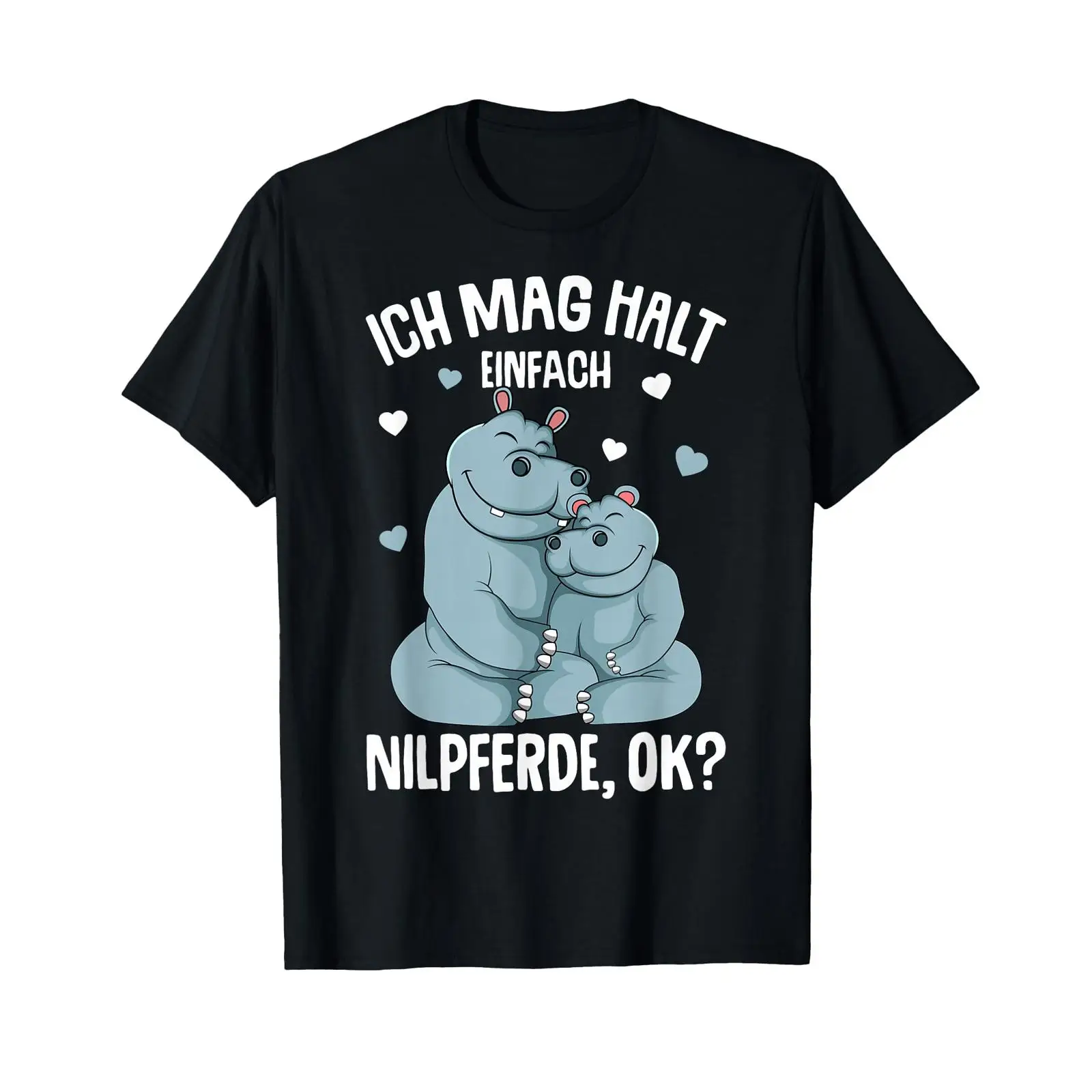 Ich mag halt hippo T-shirt pou - Men'S Fashion Mag avis et prix