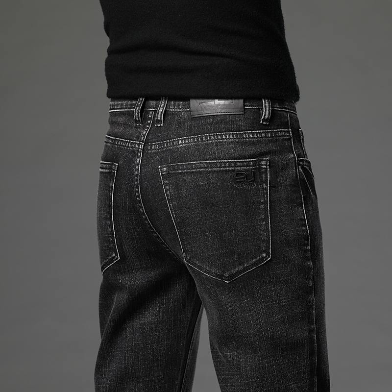Jean Slim extensible en coton  - Men'S Fashion For 70 Year Old avis et prix