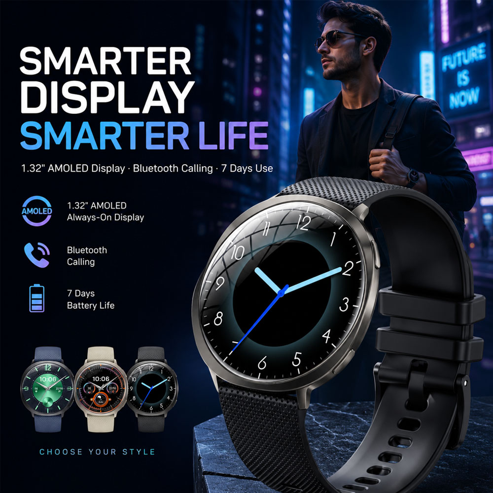 Montre connectée AMOLED Premiu - Men'S Fashion Week 2026 avis et prix