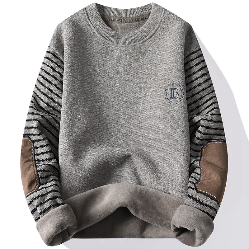 Pull pour hommes Patckwork col - Mens Fashion Mullet avis et prix