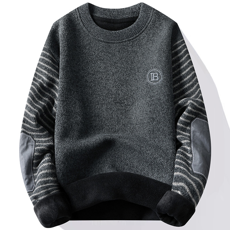Pull pour hommes Patckwork col - Mens Fashion Mullet avis et prix