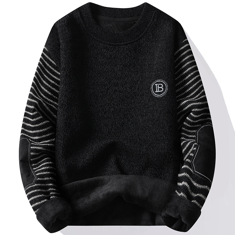 Pull pour hommes Patckwork col - Mens Fashion Mullet avis et prix