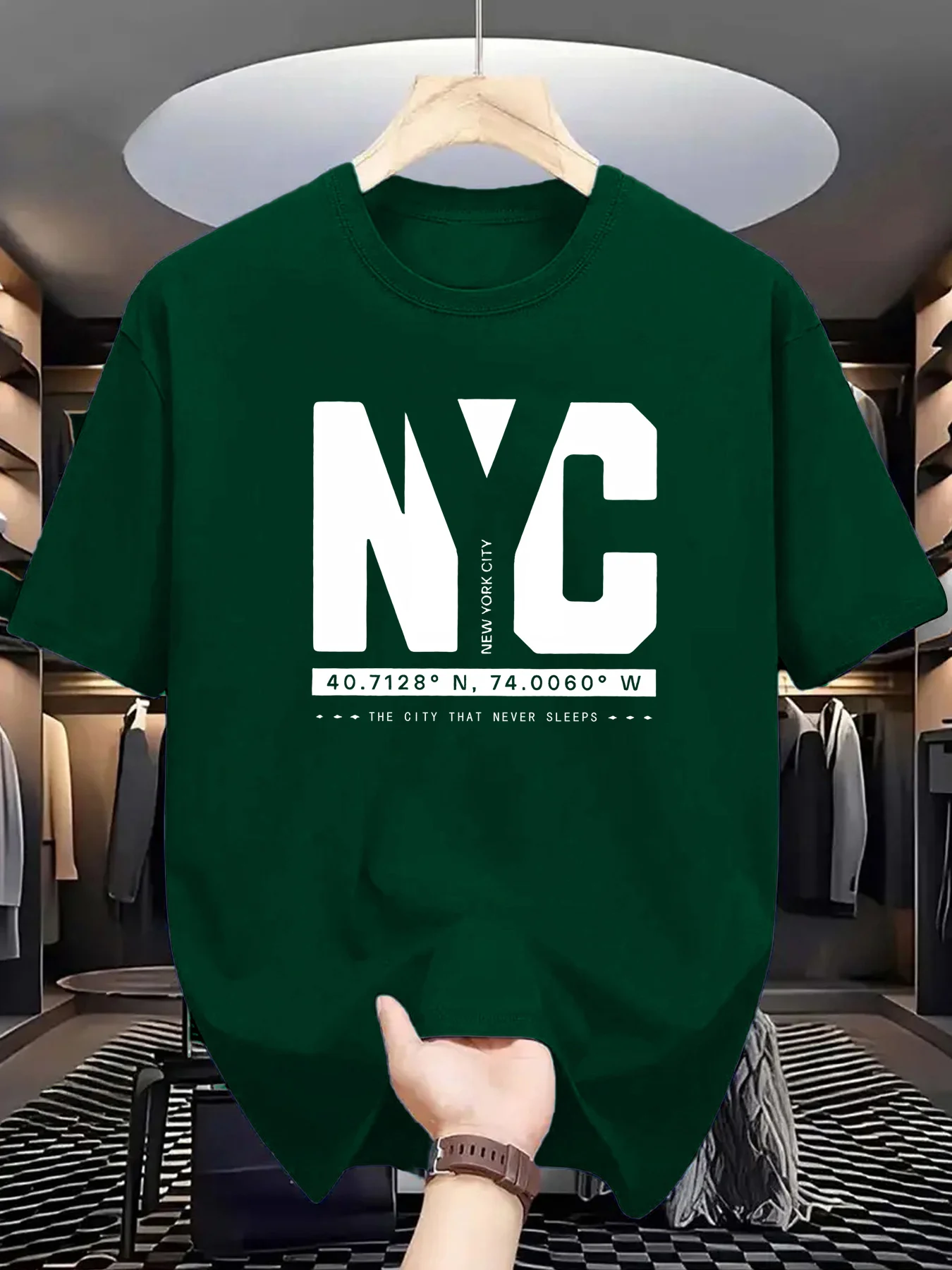 T-shirt à manches courtes pour - York Men'S Fashion avis et prix
