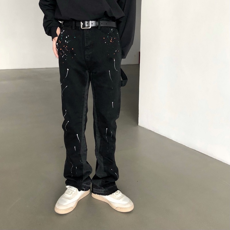 2025 nouveau Graffiti Splash e - Men'S Fashion Jeans And Boots avis et prix
