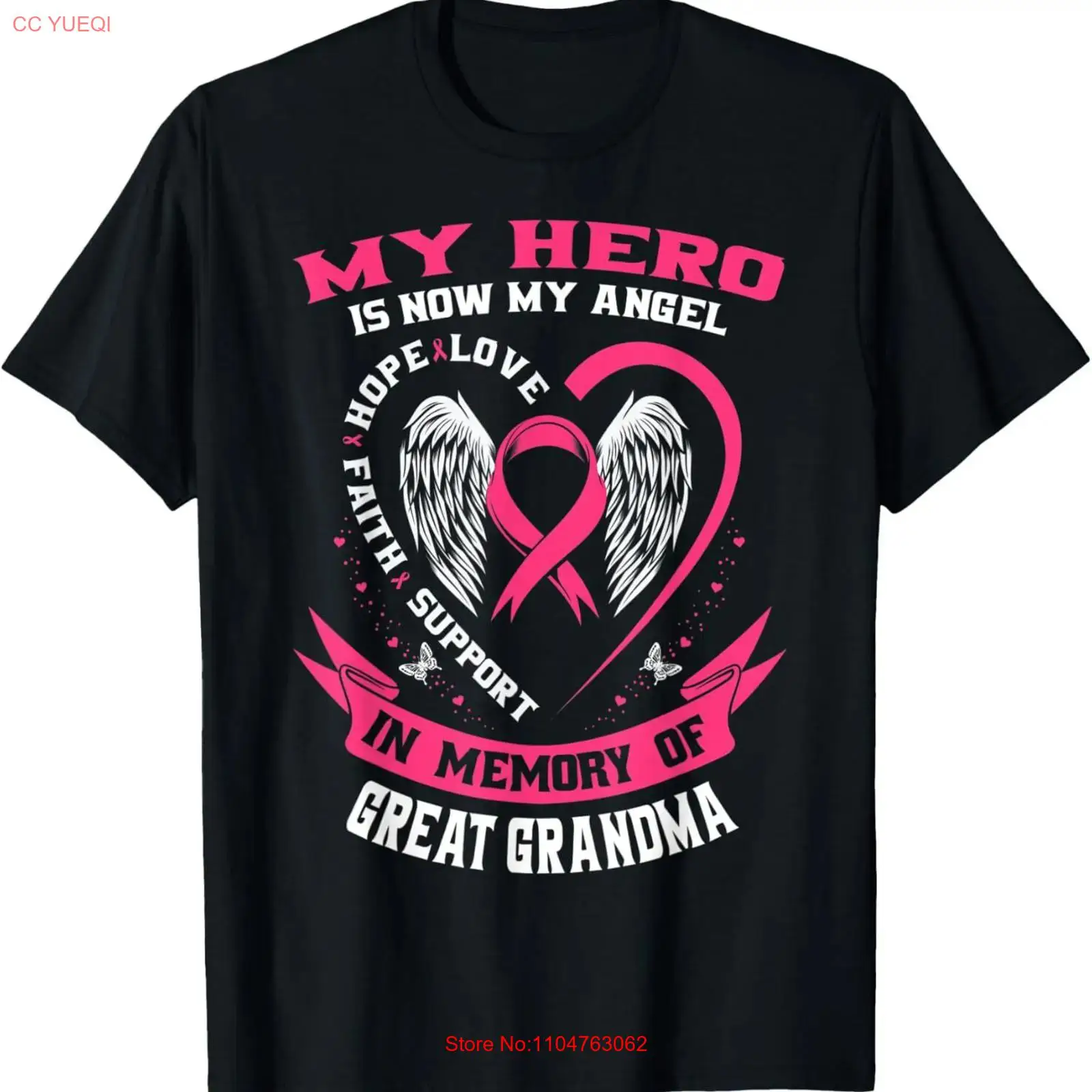 T-shirt My Hero Is Now Angel L - Men'S Fashion Now avis et prix