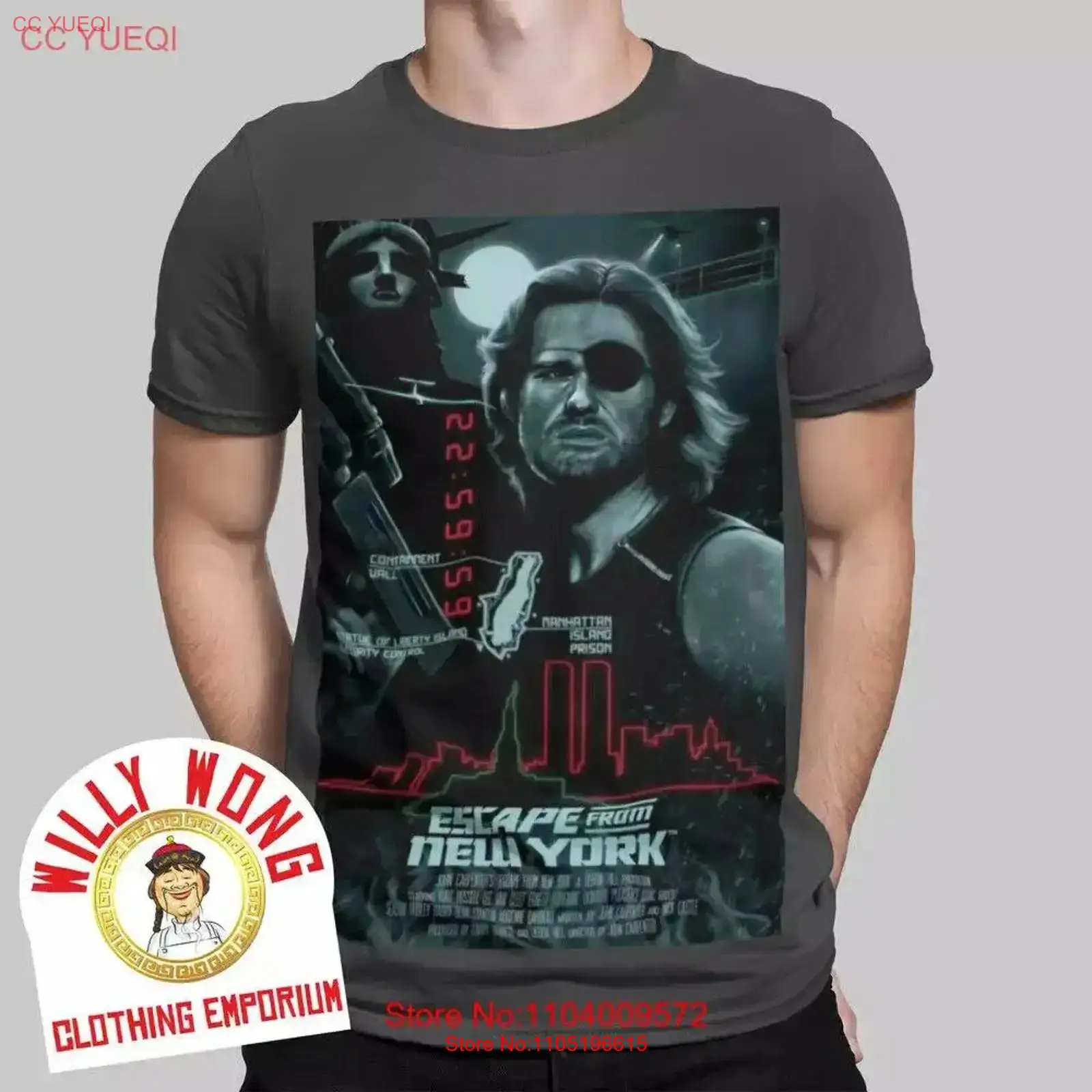 Escape From New York T Shirt F - Mens Fashion In The 80S avis et prix
