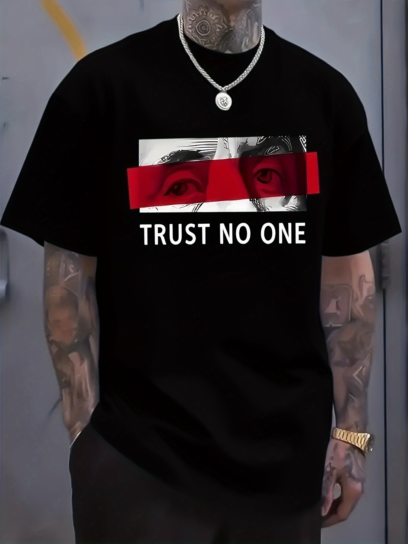 T-shirt imprimé tendance pour  - Mens Fashion Combination avis et prix