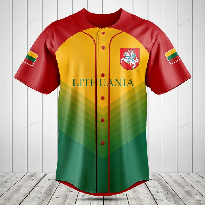 T-shirt à Boutons Personnalisé - Mens Fashion Baseball Jersey avis et prix