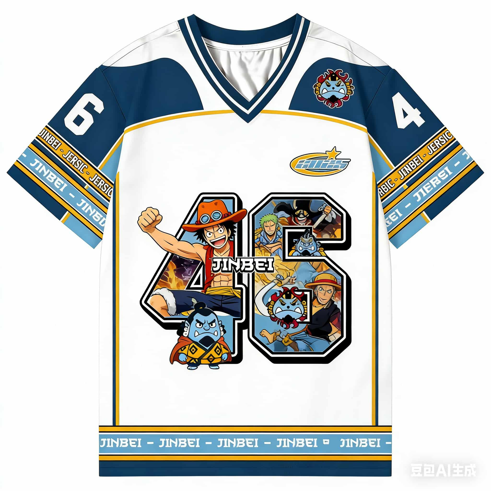 T-shirt 2026 One Piece Les Pir - Mens Fashion Baseball Jersey avis et prix