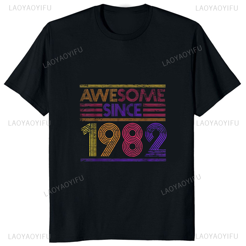 T-shirt imprimé vintage pour h - Mens Fashion In The 80S avis et prix