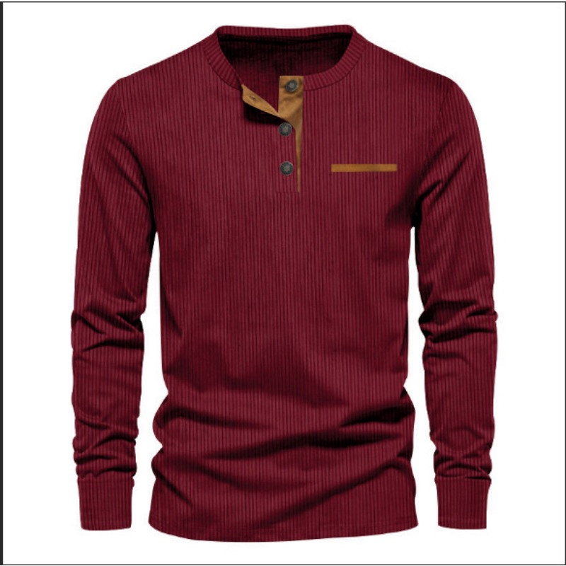 T-shirt à manches longues en v - Mens Fashion Wear avis et prix