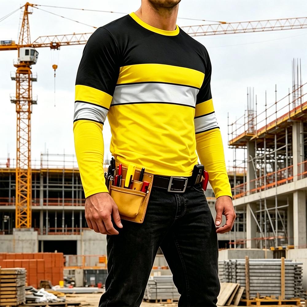 T-shirt de travail rayé à manc - Men'S Fashion Trends 2025 avis et prix